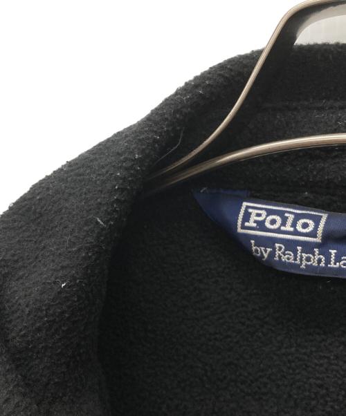 POLO RALPH LAUREN（ポロ・ラルフローレン）POLO RALPH LAUREN (ポロ・ラルフローレン) フリースジャケット ブラック サイズ:LLの古着・服飾アイテム