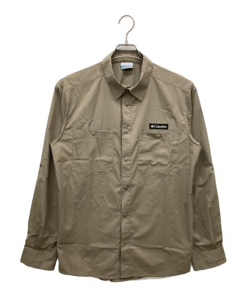 Columbia（コロンビア）Columbia (コロンビア) グレイシャルビスタロングスリーブシャツ ベージュ サイズ:SIZE Mの古着・服飾アイテム