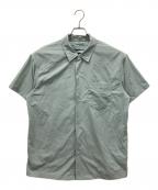 HELLY HANSENヘリーハンセン）の古着「ショートスリーブ バスクシャツ」｜ブルー