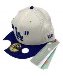 OFFWHITE×New Era×MLB（オフホワイト×ニューエラ×エムエルビー）の古着「キャップ」｜ホワイト×ブルー