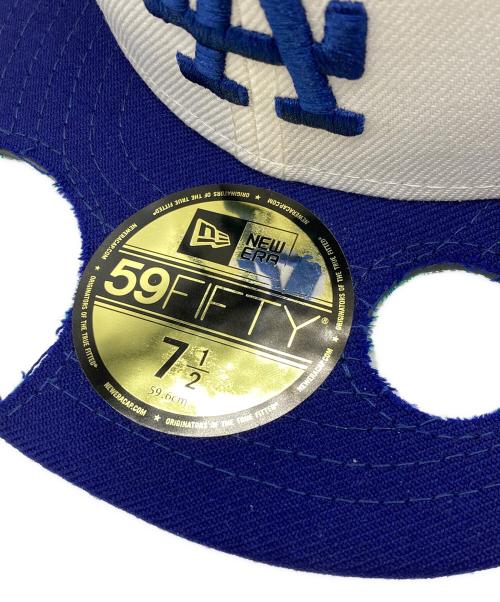 OFFWHITE（オフホワイト）OFFWHITE (オフホワイト) New Era (ニューエラ) MLB (エムエルビー) キャップ ホワイト×ブルー サイズ:71/2 未使用品の古着・服飾アイテム