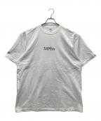 SAPEurサプール）の古着「バックプリント半袖カットソー」｜ホワイト