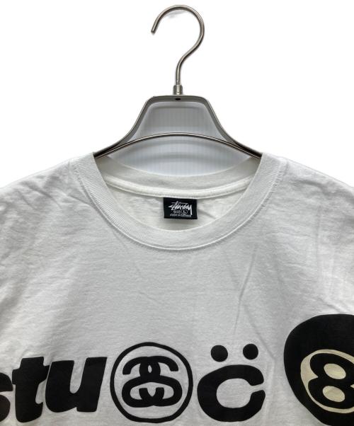 stussy（ステューシー）stussy (ステューシー) CPFM (カクタスプラント フリーマーケット) 半袖カットソー ホワイト サイズ:SIZE Lの古着・服飾アイテム