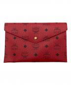 MCMエムシーエム）の古着「クラッチバッグ」｜レッド