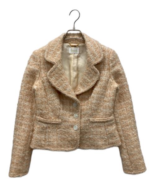 Harrods（ハロッズ）Harrods (ハロッズ) ウールセットアップ ベージュ サイズ:2の古着・服飾アイテム
