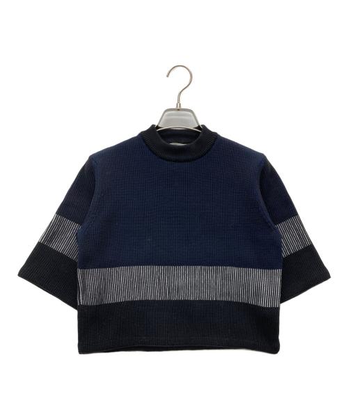 ADEAM（アディアム）ADEAM (アディアム) ニット ネイビー サイズ:SIZE 4の古着・服飾アイテム