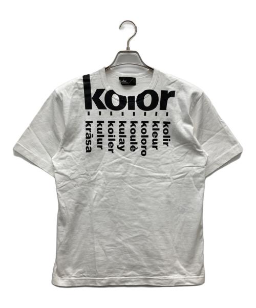 KOLOR（カラー）KOLOR (カラー) 度詰め天竺 TEE ホワイト サイズ:SIZE 2の古着・服飾アイテム