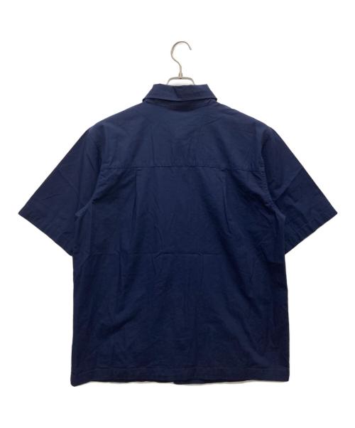 NIKE（ナイキ）NIKE (ナイキ) BTN ボタンダウン 半袖シャツ ネイビー サイズ:SIZE Mの古着・服飾アイテム
