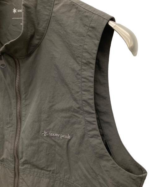 Snow peak（スノーピーク）Snow peak (スノーピーク) ベスト グレー サイズ:SIZE Mの古着・服飾アイテム