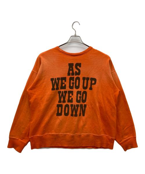 SAINT MICHAEL（セントマイケル）SAINT MICHAEL (セントマイケル) JS & LMB スウェット オレンジ サイズ:SIZE Lの古着・服飾アイテム