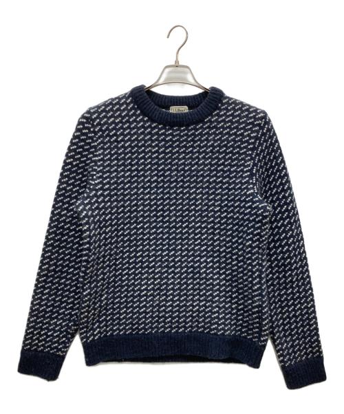 L.L.Bean（エルエルビーン）L.L.Bean (エルエルビーン) ヘリテージセーター ブルー×ホワイト サイズ:Sの古着・服飾アイテム