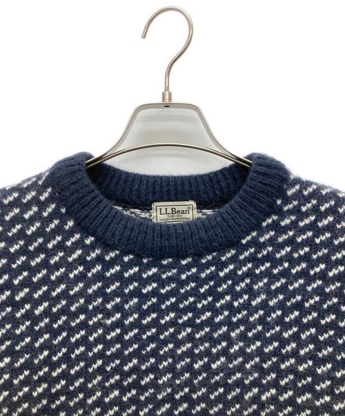 L.L.Bean（エルエルビーン）L.L.Bean (エルエルビーン) ヘリテージセーター ブルー×ホワイト サイズ:Sの古着・服飾アイテム