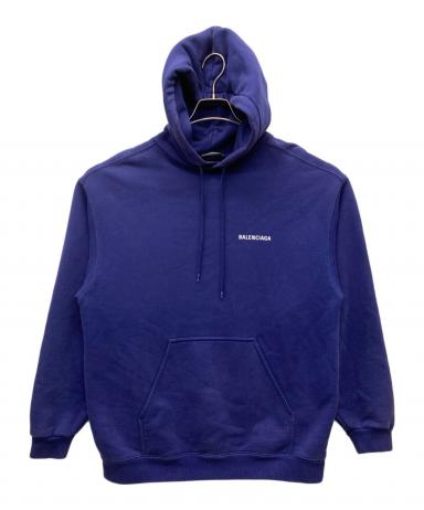 バレンシアガ サイズ:M  25SS  803265 TRVS9 ダメージ加工ロゴプルオーバーパーカー 中古 SB01 1083000703828439_01_1085w.jpeg