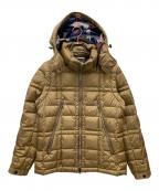 BLACK LABEL CRESTBRIDGEブラックレーベル クレストブリッジ）の古着「ダウンジャケット」｜カーキ