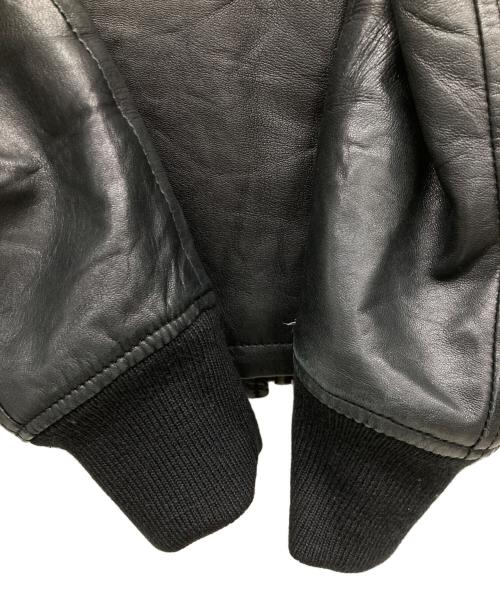 GARRETT（ギャレット）GARRETT (ギャレット) ラムレザージャケット ブラック サイズ:48の古着・服飾アイテム