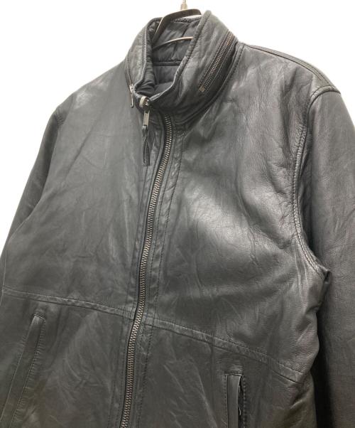 GARRETT（ギャレット）GARRETT (ギャレット) ラムレザージャケット ブラック サイズ:48の古着・服飾アイテム