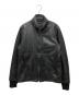 GARRETT（ギャレット）の古着「ラムレザージャケット」｜ブラック