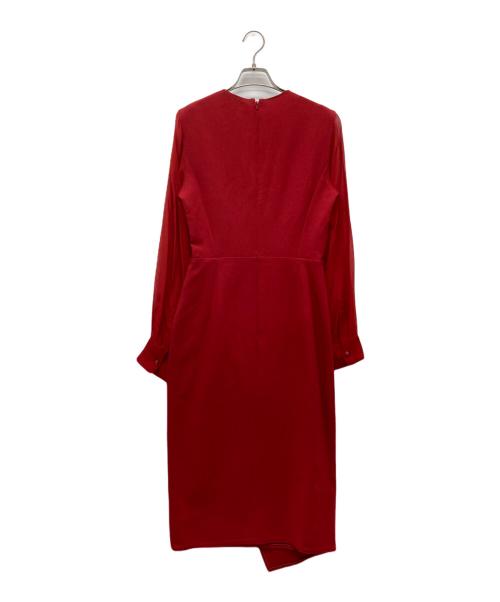 MaxMara（マックスマーラ）MaxMara (マックスマーラ) バージンウール ドレス レッド サイズ:SIZE 36の古着・服飾アイテム