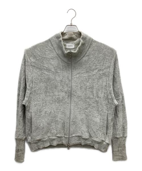 superNova（スーパーノヴァ）superNova (スーパーノヴァ) Knit track jacket - Mole yarn ベージュ サイズ:Mの古着・服飾アイテム