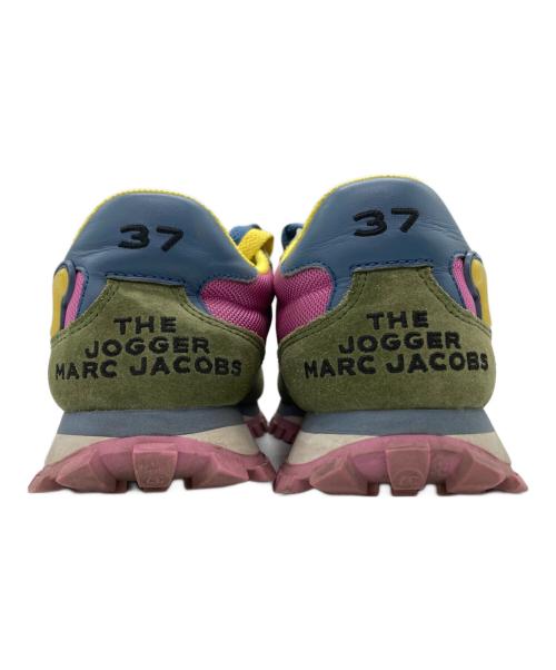 THE JOGGER MARC JACOBS（ザ ジョガー マーク ジェイコブス）THE JOGGER MARC JACOBS (ザ ジョガー マーク ジェイコブス) ローカットスニーカー ピンク×イエロー サイズ:SIZE 37の古着・服飾アイテム