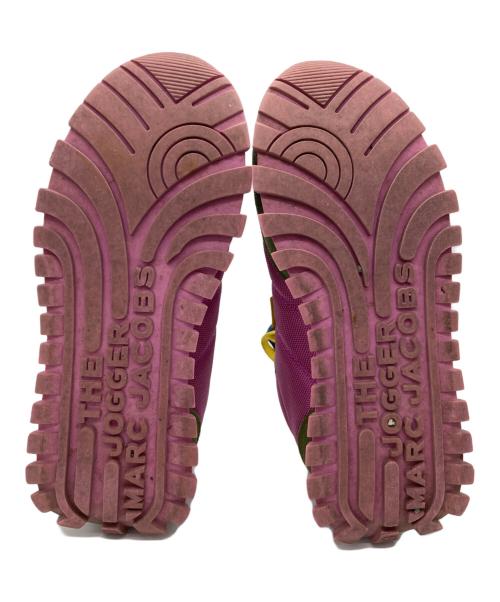 THE JOGGER MARC JACOBS（ザ ジョガー マーク ジェイコブス）THE JOGGER MARC JACOBS (ザ ジョガー マーク ジェイコブス) ローカットスニーカー ピンク×イエロー サイズ:SIZE 37の古着・服飾アイテム