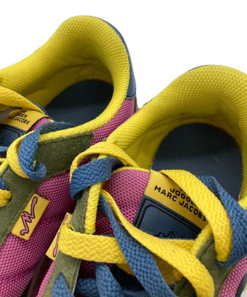 THE JOGGER MARC JACOBS（ザ ジョガー マーク ジェイコブス）THE JOGGER MARC JACOBS (ザ ジョガー マーク ジェイコブス) ローカットスニーカー ピンク×イエロー サイズ:SIZE 37の古着・服飾アイテム