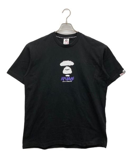 Aape BY A BATHING APE（エーエイプ バイ アベイシングエイプ）Aape BY A BATHING APE (エーエイプ バイ アベイシングエイプ) 半袖カットソー ブラック サイズ:SIZE Lの古着・服飾アイテム