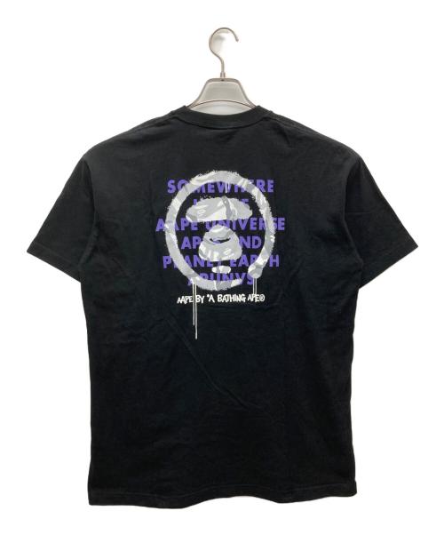 Aape BY A BATHING APE（エーエイプ バイ アベイシングエイプ）Aape BY A BATHING APE (エーエイプ バイ アベイシングエイプ) 半袖カットソー ブラック サイズ:SIZE Lの古着・服飾アイテム