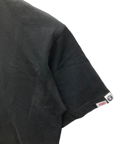 Aape BY A BATHING APE（エーエイプ バイ アベイシングエイプ）Aape BY A BATHING APE (エーエイプ バイ アベイシングエイプ) 半袖カットソー ブラック サイズ:SIZE Lの古着・服飾アイテム