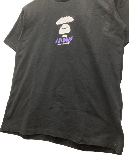 Aape BY A BATHING APE（エーエイプ バイ アベイシングエイプ）Aape BY A BATHING APE (エーエイプ バイ アベイシングエイプ) 半袖カットソー ブラック サイズ:SIZE Lの古着・服飾アイテム