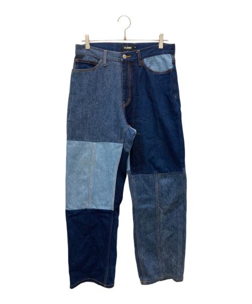 X-LARGE（エクストララージ）X-LARGE (エクストララージ) パッチワークデニムパンツ インディゴ サイズ:32の古着・服飾アイテム