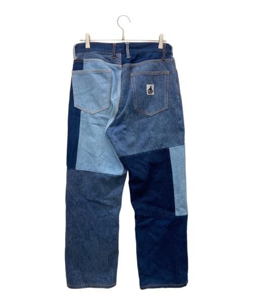 X-LARGE（エクストララージ）X-LARGE (エクストララージ) パッチワークデニムパンツ インディゴ サイズ:32の古着・服飾アイテム