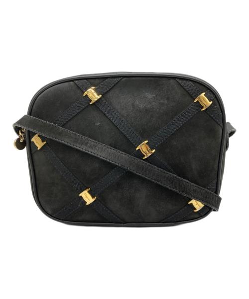 Salvatore Ferragamo（サルヴァトーレ フェラガモ）Salvatore Ferragamo (サルヴァトーレ フェラガモ) ショルダーバッグ ブラックの古着・服飾アイテム