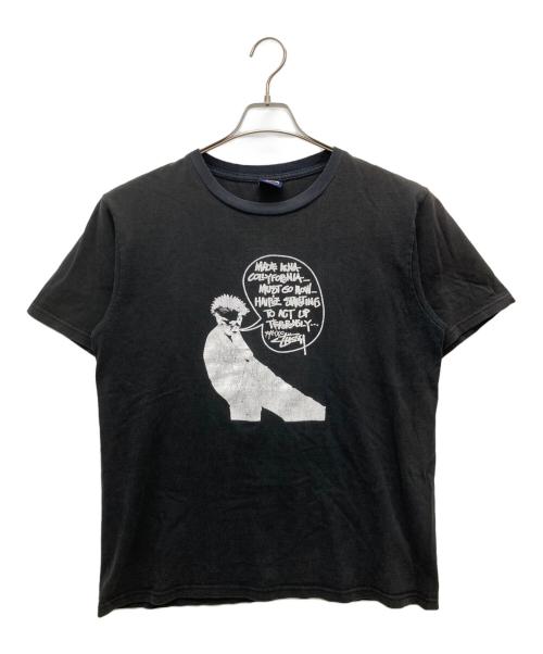 stussy（ステューシー）stussy (ステューシー) 90~00's半袖カットソー ブラック サイズ:SIZE Lの古着・服飾アイテム