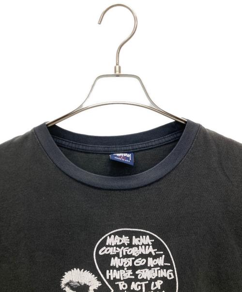 stussy（ステューシー）stussy (ステューシー) 90~00's半袖カットソー ブラック サイズ:SIZE Lの古着・服飾アイテム