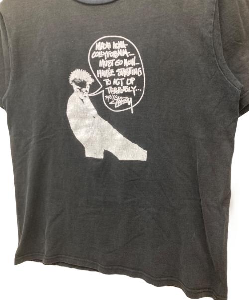 stussy（ステューシー）stussy (ステューシー) 90~00's半袖カットソー ブラック サイズ:SIZE Lの古着・服飾アイテム