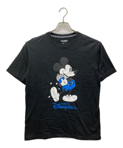 DISNEY（ディズニー）DISNEY (ディズニー) X-LARGE (エクストララージ) 半袖カットソー ブラック サイズ:SIZE Mの古着・服飾アイテム