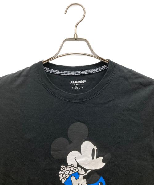 DISNEY（ディズニー）DISNEY (ディズニー) X-LARGE (エクストララージ) 半袖カットソー ブラック サイズ:SIZE Mの古着・服飾アイテム