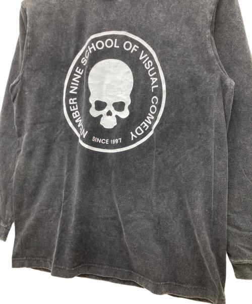 NUMBER (N)INE（ナンバーナイン）NUMBER (N)INE (ナンバーナイン) 長袖カットソー ブラック サイズ:SIZE 3の古着・服飾アイテム