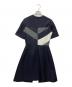 ADEAM (アディアム) 半袖ワンピース ネイビー サイズ:SIZE 4：5000円