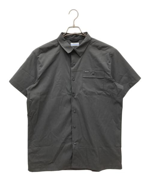 Columbia（コロンビア）Columbia (コロンビア) ランドローマーリップストップショートスリーブシャツ グレー サイズ:SIZE Mの古着・服飾アイテム