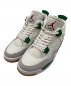 NIKEナイキ）の古着「エアジョーダン4 レトロ スペシャル」｜グリーン×ホワイト