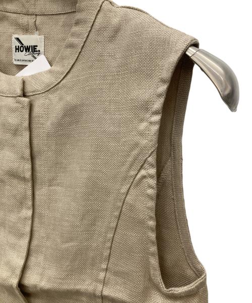 HOWIE（ハウイ）HOWIE (ハウイ) ジレ ベージュ サイズ:SIZE 999の古着・服飾アイテム
