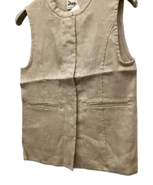 HOWIE（ハウイ）HOWIE (ハウイ) ジレ ベージュ サイズ:SIZE 999の古着・服飾アイテム