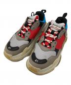 BALENCIAGAバレンシアガ）の古着「TRIPLE S」｜レッド×ベージュ