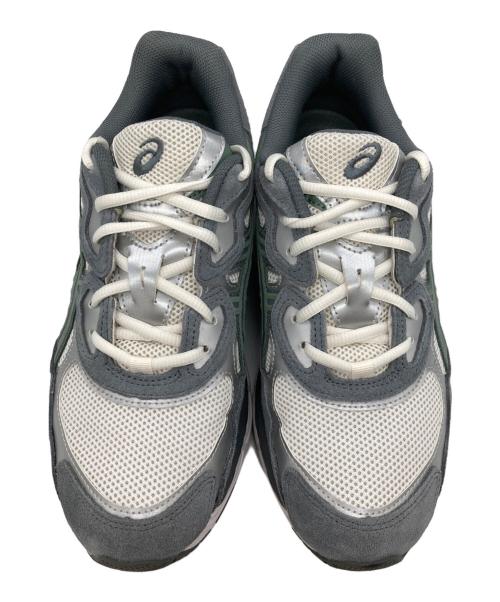 asics（アシックス）asics (アシックス) GEL-NYCローカットスニーカー シルバー×グリーン サイズ:27㎝の古着・服飾アイテム