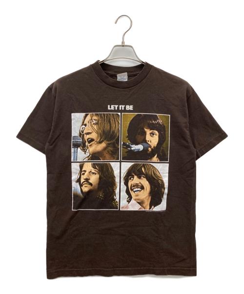 ALSTYLE APPAREL & ACTIVEWEAR（アレスタイルアパレル＆アクティブウェア）ALSTYLE APPAREL & ACTIVEWEAR (アレスタイルアパレル＆アクティブウェア) 00’SビートルズTシャツ ブラウン サイズ:SIZE Mの古着・服飾アイテム