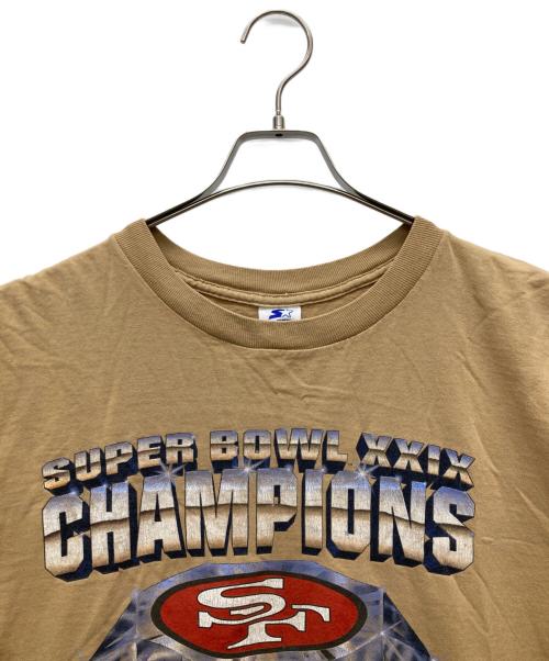 STARTER（スターター）STARTER (スターター) 90’S 袖シングル ベージュ サイズ:SIZE XLの古着・服飾アイテム