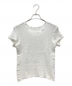 ISSEY MIYAKE meイッセイ ミヤケ ミー）の古着「半袖カットソー」｜ホワイト