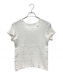 ISSEY MIYAKE me（イッセイ ミヤケ ミー）の古着「半袖カットソー」｜ホワイト